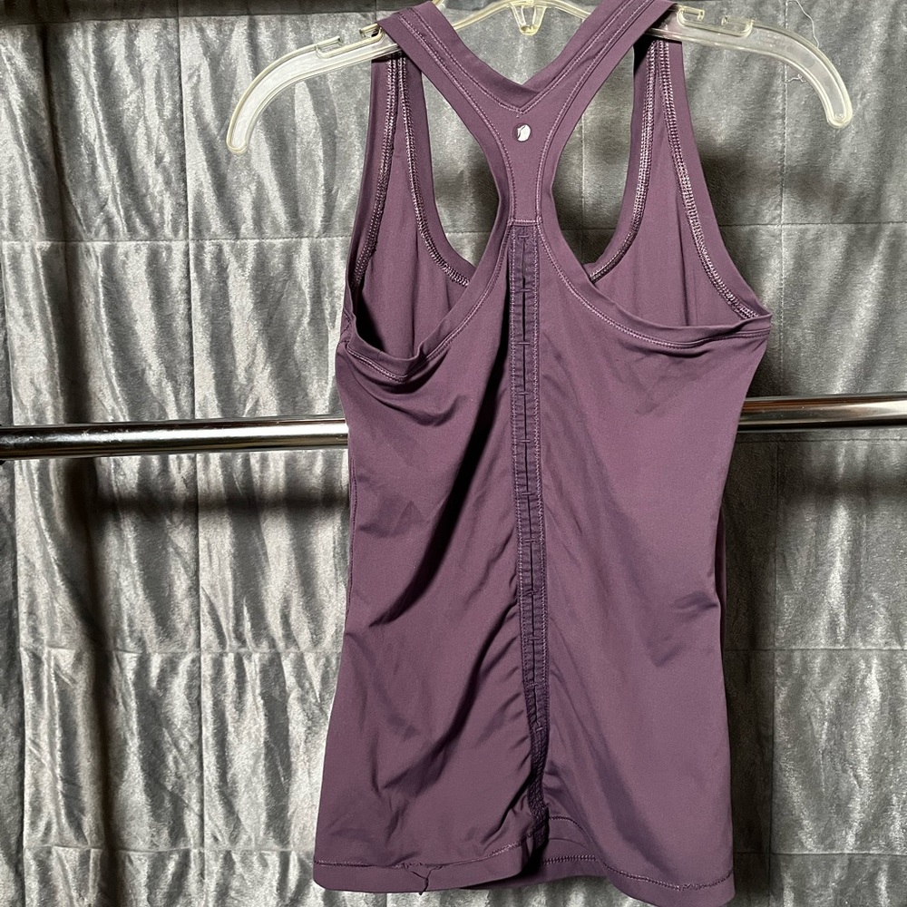 Purple Racerback Tank Top - Picture 2 of 3